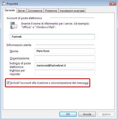 SCARICA POSTA FASTWEB